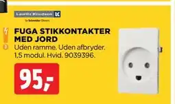 jem & fix FUGA STIKKONTAKTER MED JORD, DKK 95 tilbud