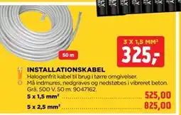 jem & fix INSTALLATIONSKABEL tilbud