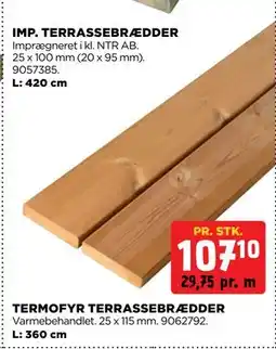 jem & fix TERMOFYR TERRASSEBRÆDDER, DKK 107.1 tilbud