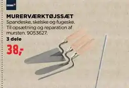 jem & fix MURER VÆRKTØJSSÆT, DKK 38 tilbud
