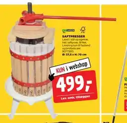 jem & fix SAFTPRESSER, DKK 499 tilbud