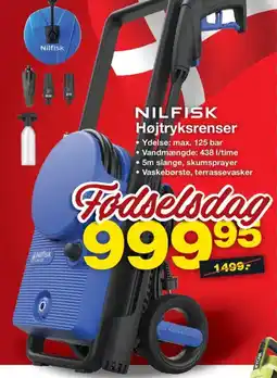 Bauhaus NILFISK Højtryksrenser tilbud