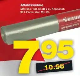 Bauhaus Affaldssække tilbud