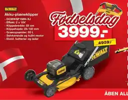 Bauhaus DEWALT Akku-plæneklipper tilbud