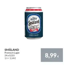 Nielsen's Discount SMÅLAND Premium Lager tilbud