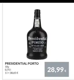 Nielsen's Discount PRESIDENTIAL PORTO tilbud