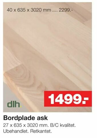 Bauhaus Bordplade ask tilbud