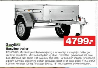 Bauhaus Easyline trailer tilbud