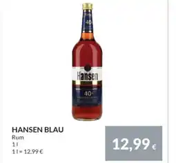 Nielsen's Discount HANSEN BLAU tilbud