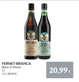 Nielsen's Discount FERNET-BRANCA BRANCA tilbud