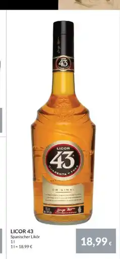 Nielsen's Discount LICOR 43 Spanischer Likör tilbud