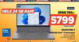 Power Kraftfuld Core™ i7-processor Lenovo IdeaPad Slim 3 tilbud