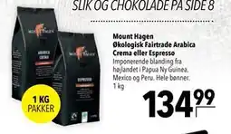 Citti Mount Hagen Økologisk Fairtrade Arabica Crema eller Espresso, DKK 134.99 tilbud