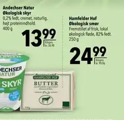 Citti Hamfelder Hof Økologisk smør, DKK 24.99 tilbud