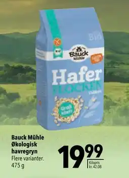 Citti Bauck Mühle Økologisk havregryn, DKK 19.99 tilbud