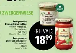 Citti Zwergenwiese Økologisk tomatsauce, DKK 18.99 tilbud