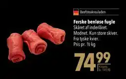 Citti Ferske benløse fugle, DKK 74.99 tilbud
