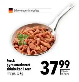 Citti Fersk gyrosmarineret skinkekød i tern, DKK 37.99 tilbud