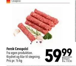 Citti Fersk Cevapcici, DKK 59.99 tilbud