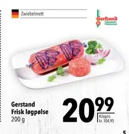Citti Gerstand Frisk løgpølse, DKK 20.99 tilbud