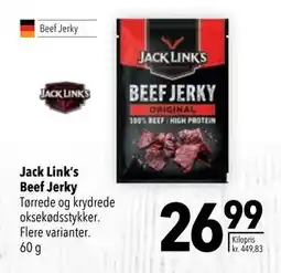Citti Jack Link’s Beef Jerky, DKK 26.99 tilbud
