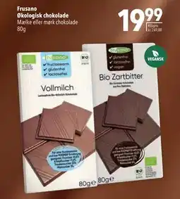 Citti Frusano Økologisk chokolade, DKK 19.99 tilbud