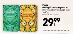 Citti Pukka Økologisk te eller Krydder te, DKK 29.99 tilbud
