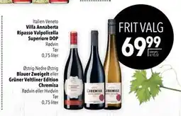 Citti Blauer Zweigelt eller Grüner Veltliner Edition Chremisa, DKK 69.99 tilbud