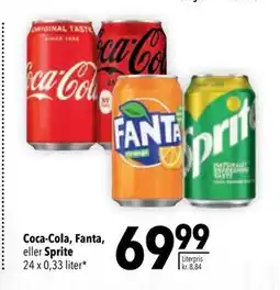 Citti Coca-Cola, Fanta, eller Sprite, DKK 69.99 tilbud