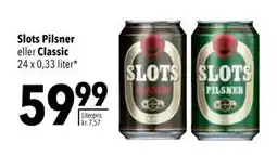 Citti Slots Pilsner eller Classic, DKK 59.99 tilbud