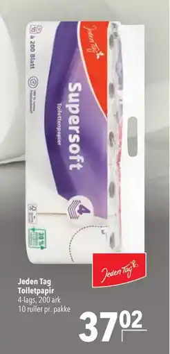 Citti Jeden Tag Toiletpapir, DKK 37.02 tilbud