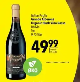 Citti Grande Alberone Organic Black Vino Rosso, DKK 49.99 tilbud