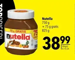 Citti Nutella, DKK 38.99 tilbud