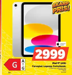 Power iPad 11" (A16) Farveglad. Legesyg. Fortryllende. tilbud