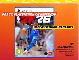 Power Spil NBA 2K26 (PS5) tilbud