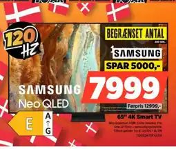 Power SAMSUNG 65" 4K Smart TV tilbud