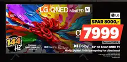 Power LG Dolby 65" 4K Smart QNED TV MiniLED præcisionsdæmpning for ultraskarpt tilbud