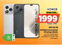 Power HONOR 400 Lite GB Intelligent kameraknap til hurtige billeder tilbud