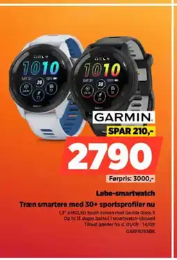 Power Løbe-smartwatch Træn smartere med 30+ sportsprofiler nu tilbud