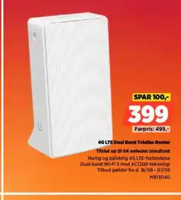 Power 4G LTE Dual Band Trádios Router Tilslut op til 64 enheder simultant tilbud