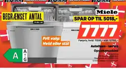 Power Miele AutoOpen - tørring Opvaskemaskine tilbud