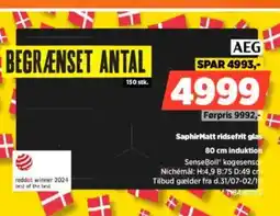 Power AEG SaphirMatt ridsefrit glas induktion tilbud