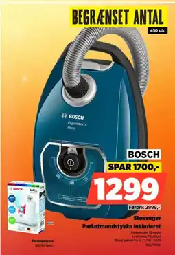 Power Bosch Støvsuger Parketmundstykke inkluderet tilbud