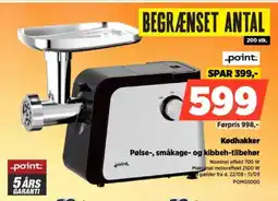 Power Kødhakker Pølse-, småkage- og kibbeh-tilbehør tilbud