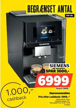 Power Espressomaskine Pris efter cashback tilbud