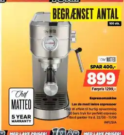 Power Espressomaskine Lav de mest lækre espressoer tilbud
