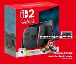 Power Nintendo Switch 2 Mario Kart World bundle NSWITCH2MKW tilbud
