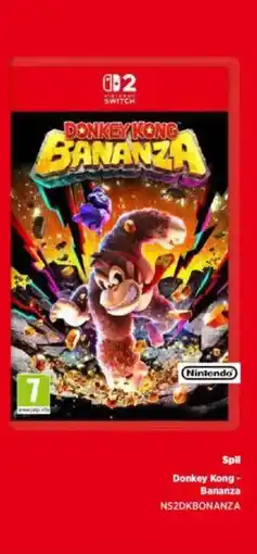 Power Spil Donkey Kong- Bananza NS2DKBONANZA tilbud