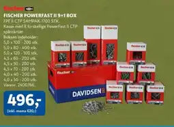 Davidsen Fischer fischer powerfast ii 9+1 box tilbud