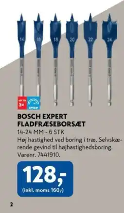 Davidsen BOSCH EXPERT FLADFRÆSEBORSÆT tilbud